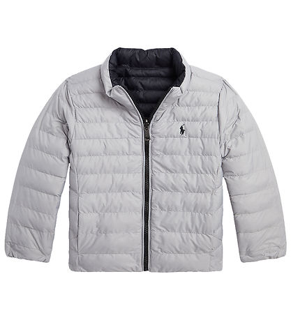 Polo Ralph Lauren Puffer Jacket - Reversible - Black/Grey