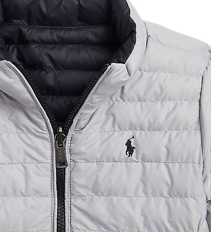 Polo Ralph Lauren Puffer Jacket - Reversible - Black/Grey