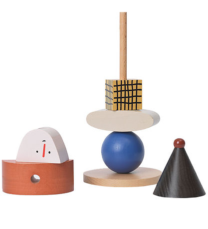 ferm Living Stacking Blocks - Figure Stacking Blocks - Multi