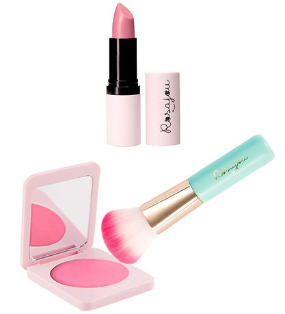 Rosajou Make up sett - Blush/Leplablýantur/Naglalakk O.fl. - 9 P