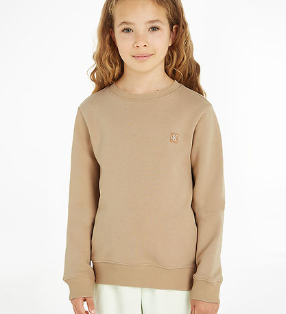 Calvin Klein Sweatshirt - Monogram Mini - Warm Sand