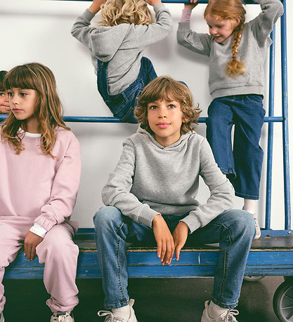 Sweat à Capuche Name It - Noos - NkfLena - Grey Melange