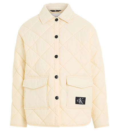 Calvin Klein Puffer Jacket - Vanilla