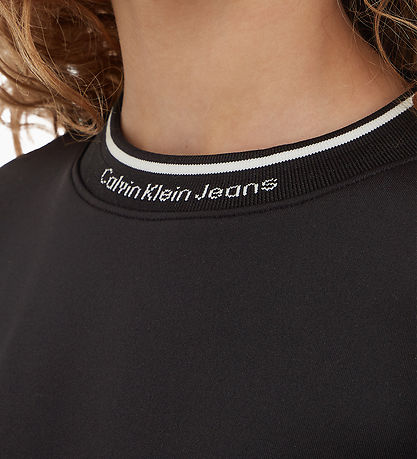 Calvin Klein Dress - Shine Logo Tape - Black