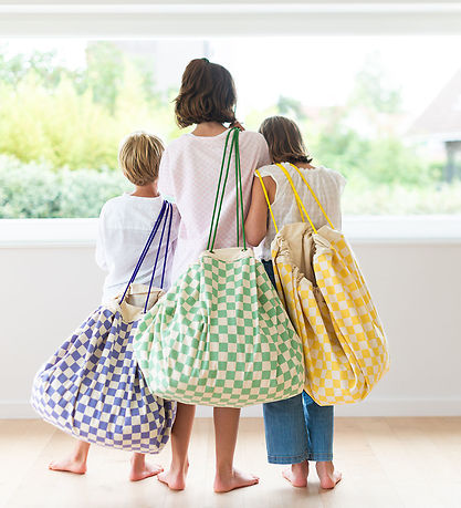 Play&Go Lekmatta - Ö: 140 Cm - Vichy - Green