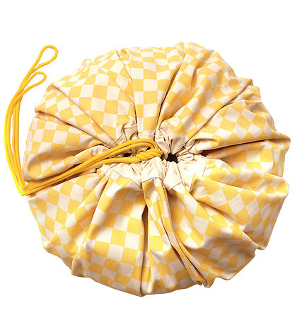 Play&Go Leikfangateppi - Ø140 cm - Vichy Yellow