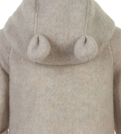 Combinaison pour Poussette av. Capuche Mikk-Line - Laine - Mélan