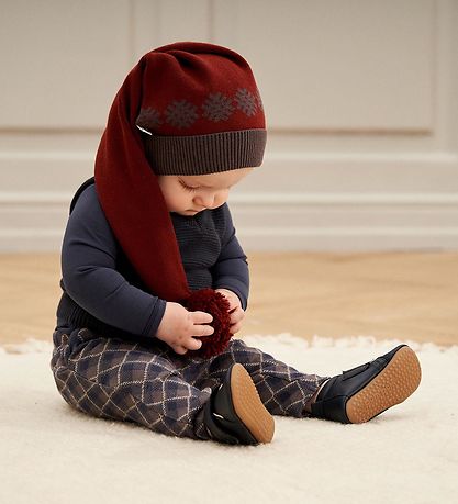 Müsli Christmas Hat - Knit Jacquard - Russet