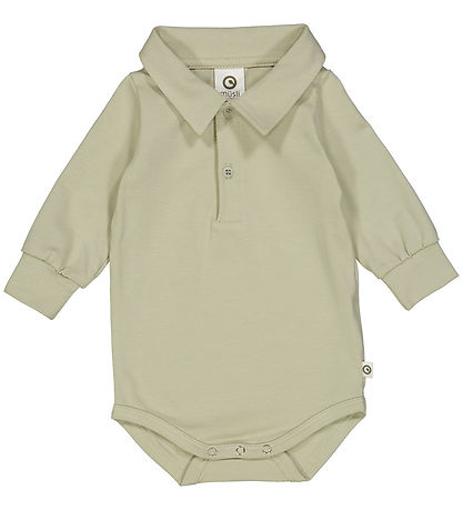 Müsli Hemdromper l/s - Cozy Ik - Desert Green