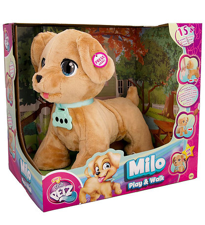 Club Petz Interactive Soft Toy - Play & Walk - The Dog Milo