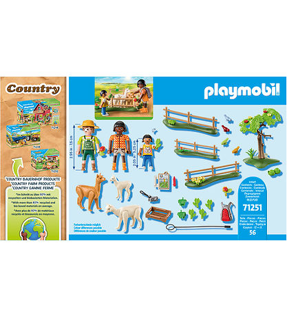 Playmobil Country - Alpaca promenad - 71251 - 56 Delar