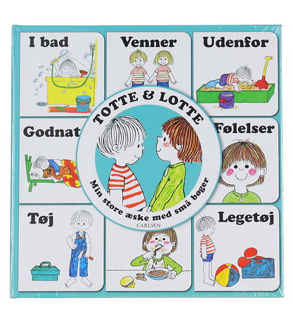 Forlaget Carlsen Books - Totte & Lotte - 9 pcs - Min Large ÆSpoo