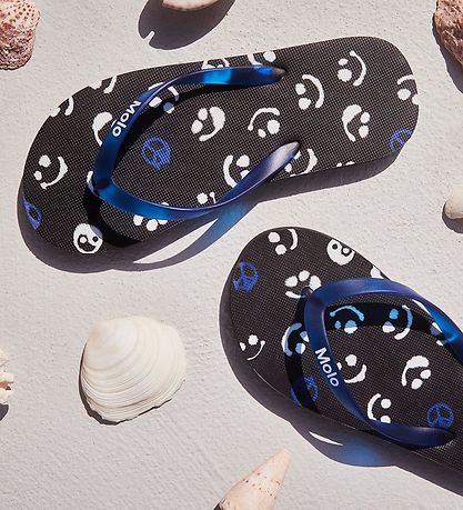 Molo Flip Flops - Zeppo - Blue Signs