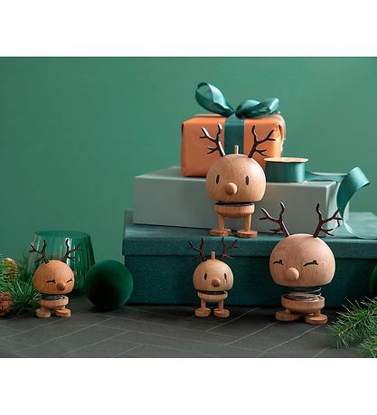 Hoptimist Hreindýr Bimble - Small - 9,5 cm - Oak