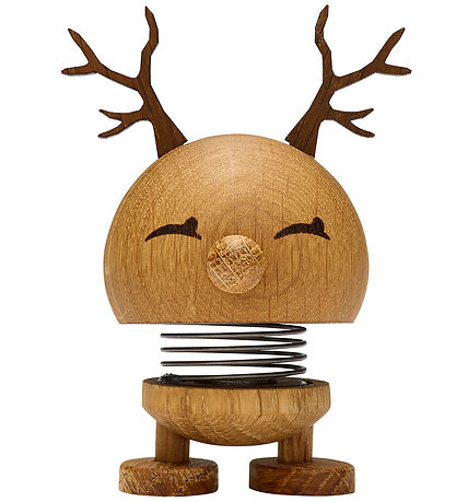 Hoptimist Hreindýr Bimble - Small - 9,5 cm - Oak