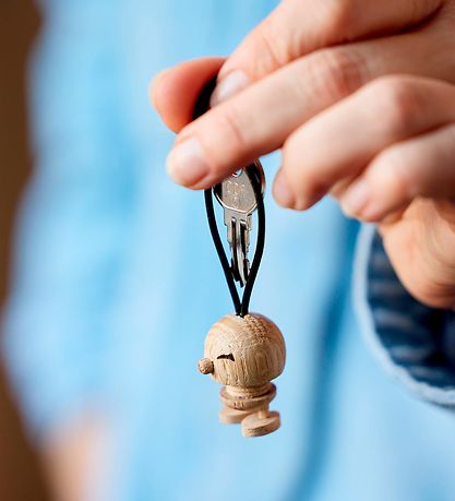 Hoptimist Keychain Bimble - 3 cm - Raw Oak