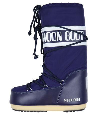 Moon Boot Bottes d'Hiver - Nylon - Bleu