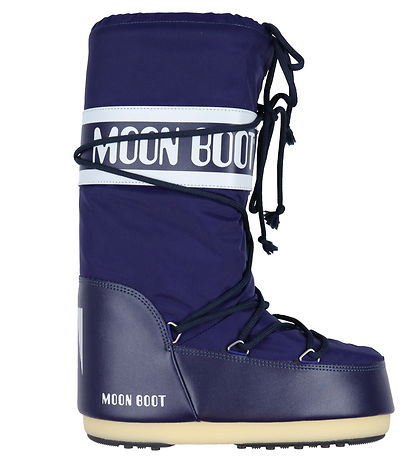 Moon Boot Bottes d'Hiver - Nylon - Bleu