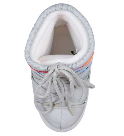 Moon Boot Winter Boots - Icon Low Rainbow - Glacier Grey
