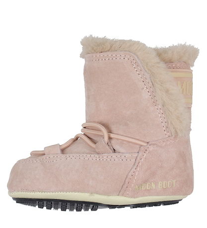 Moon Boot Kuldastígvél - Barnarúm Suede - Pale Pink