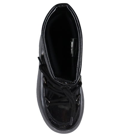 Moon Boot Kuldastígvél - JTrack Hringtrefill Glitter - Svart