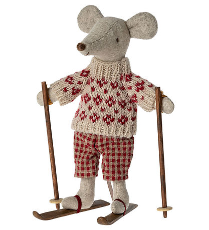 Maileg Maus - Mutter m. Ski