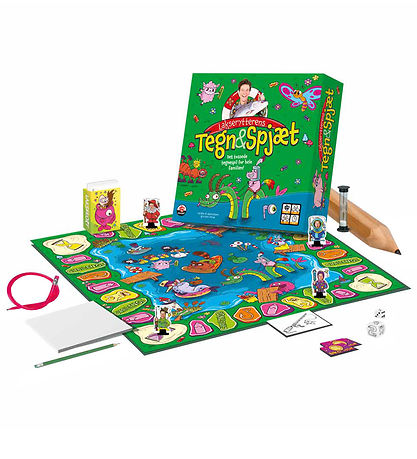 Danspil Board Game - Lakserytterens Tegn & Spjæt