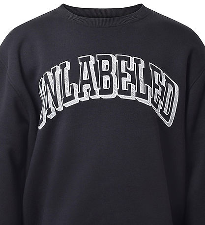 Hound Sweatshirt - Crew Neck - Schwarz m. Print