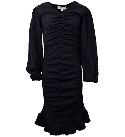 Robe Hound - Bouffée Sleeve Dress - Noir