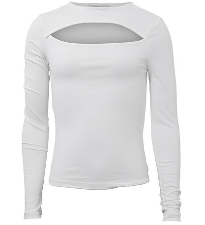 Hound Bluse - Ausschnitt Top - Off White