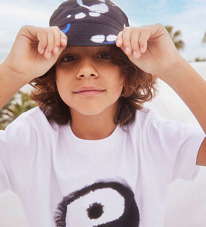 Molo Swim Hat - UV50+ - Niks - Blue Signs