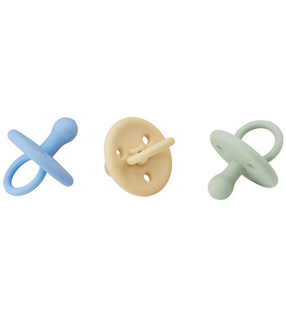 Liewood Pacifiers - Silicone - 3-Pack - Paula - Sky Blue Mix