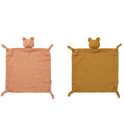 Liewood Nusseklud - 2er-Pack - Agnete - Herr Bear Tuscnay Rose/G