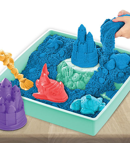 Kinetic Sand Beach Set - 454 grams - Blue