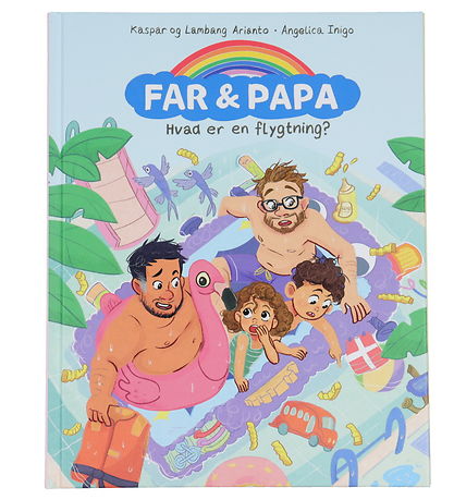 Alvilda Book - Dad & Papa - What Is A Refugee? - Danish