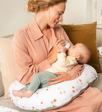 Doomoo Nursing Pillow - 150 cm - Softy - Cherries Green