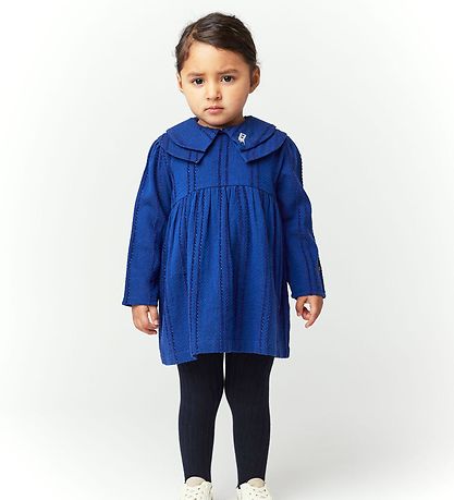 Bobo Choses Kleid - Baby Lurex Striped - Blau