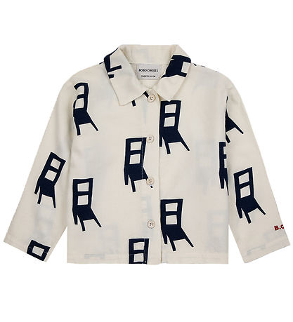 Bobo Choses Skyrta - Fáðu þér sæti - Off White