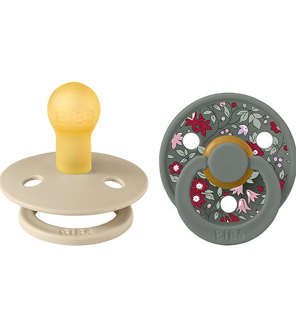 BIBS X Liberty Colour Pacifiers - 2-Pack - Size 2 - Round - Cham
