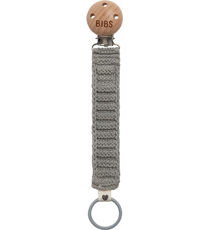 BIBS Dummy Clip - Knitted - Cloud