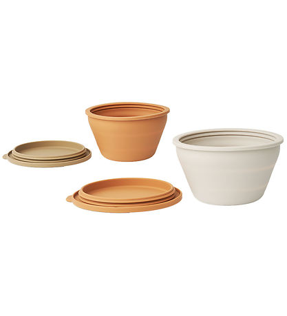 Liewood Schüsseln - Silikon - Faltbar - 2er-Pack - Dale - Almond