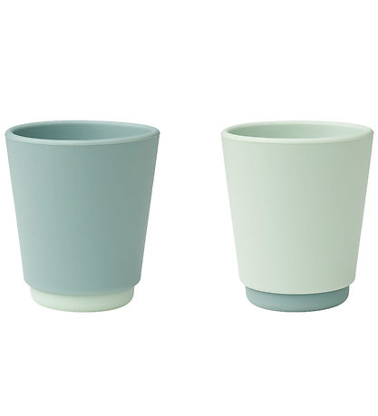 Liewood Becher - Silikon - 2er-Pack - Rachel - Pfefferminze Mix