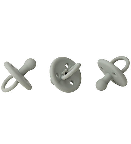 Liewood Pacifiers - Silicone - 3-Pack - Size 1 - Paula - Dove Bl