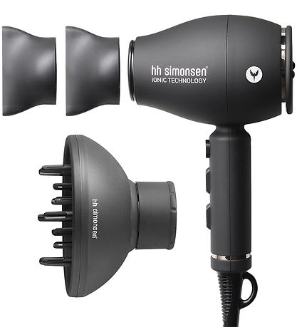 HH Simonsen Haardroger - XS Dryer incl. Softstyler - Zwart