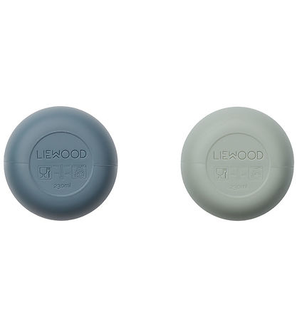 Liewood Becher m. Strohhalme - Silikon - 2er-Pack - Ellis - Whal