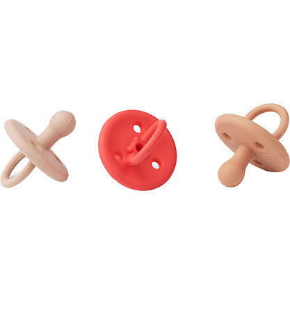 Liewood Pacifiers - Silicone - 3-Pack - Size 2 - Paula - Apple R
