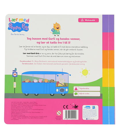 Alvilda Book - Learn With Peppa Pig - Learn To Count - Danish