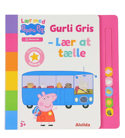 Alvilda Book - Learn With Peppa Pig - Learn To Count - Danish
