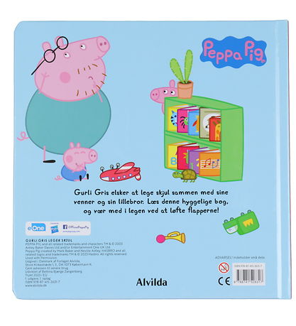 Alvilda Picture Book w. Flapper - Peppa Pig Plays Hide - Lift Fl