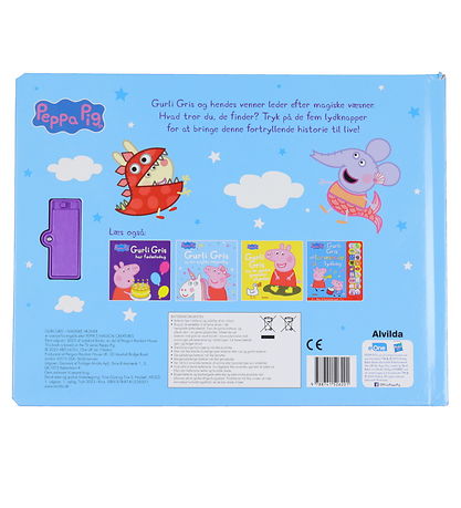 Alvilda Book w. Sound - Peppa Pig - Magical Creatures - Danish